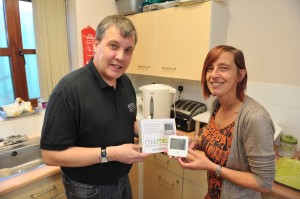 First energy monitor being installed at Craven Lea Community House 